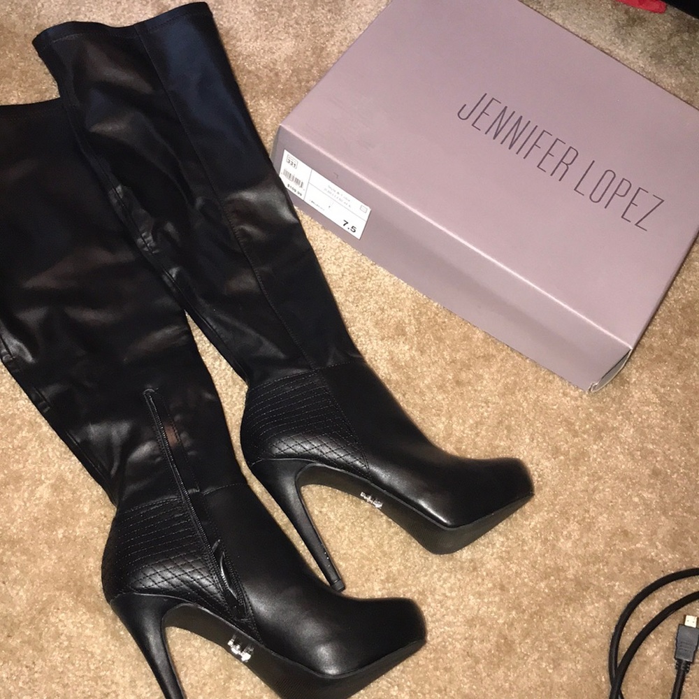 JLO over the knee boots